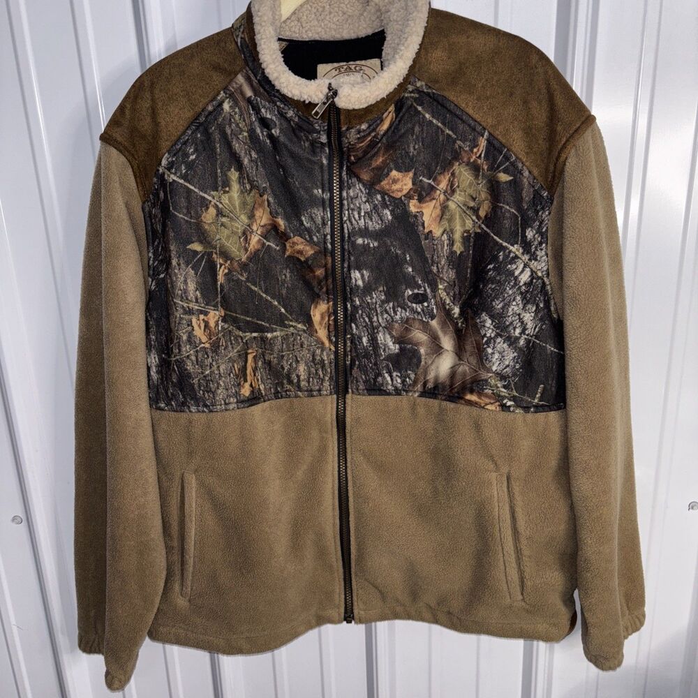 Tag Safari Fleece Camo Jacket Men’s XL Preowned